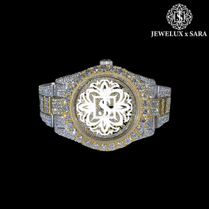 Reloj de Diamantes de Acero Inoxidable Unisex de Alta Gama Más Vendido con Función de Cronógrafo para Ocasiones Formales y Deportivas - Product Image 3