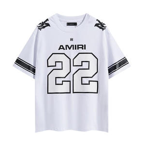 เสื้อเบสบอลแบบมีหมายเลขและชื่อแบรนด์ตามสั่ง ผลิตจำนวนน้อยได้ ชุดฝึกซ้อมทีม เสื้อเบสบอลแบบยูนิฟอร์ม ผลิตจากผ้าโพลีเอสเตอร์/คอตตอนถักทอ เป็นมิตรกับสิ่งแวดล้อม - Product Image 1