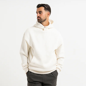 Sudadera con Capucha Personalizada para Hombre, Corte Regular, Forro Polar, Color Sólido, Diseño con Bolsillos, Ropa de Otoño, Estilo Urbano, Fabricación OEM - Product Image 2