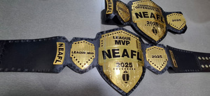 Cinturón de Campeonato de Fútbol Americano Personalizado para Mujeres, Cinturón de Ganador de la Liga de Fútbol Americano, Cinturón de Campeonato para Mujeres - Product Image 5