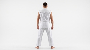 Uniforme de Taekwondo Dumela, Color Blanco, Ropa Duradera para Artes Marciales, para Entrenamiento - Product Image 4