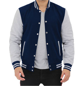 <b>Men</b> Baseball Grey and Black Varsity Jacket Black and Yellow Letterman Jacket High School Baseball Varsity Bomber Jacket - Product Image 4