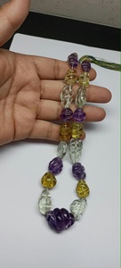 Perles fantaisie en quartz multicolores naturelles, sculptées à la main, de 10*16mm à 20*25mm, qualité supérieure, nouvelle arrivée - Product Image 4