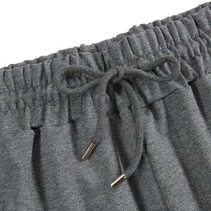 Wholesale Summer Casual Solid Woven 2-Piece Men's Oversized T-<b>Shirt</b> Shorts Set Breathable Quick Dry Polyester/Cotton Custom - Product Image 5