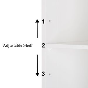 Mobiletto da Bagno Salvaspazio Bianco per Casa e Hotel - Product Image 3