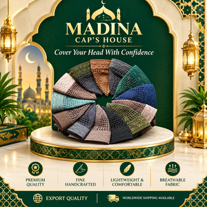 Fabricant et exportateur de bonnets de prière musulmans du Bangladesh |   Vente en gros de bonnets islamiques 100% faits à la main et de qualité export - Product Image 6