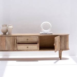 ตู้วางทีวีไม้ Vandana Novara Optima ดีไซน์ทันสมัยแบบมินิมอล ทำจากไม้จริง - Product Image 4