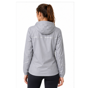 Fashion Forward <b>Women</b> Windbreaker <b>Jacket</b> <b>Lightweight</b> Hooded Windproof Water Resistant Full Zip Outdoor Travel Casual Comfort - Product Image 4