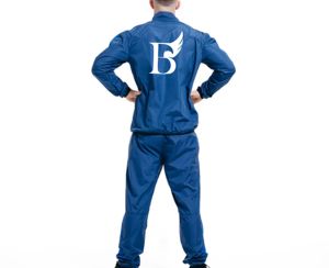 Windbreaker Tracksuits Custom Manufacturer Embroidery <b>Zip</b> <b>up</b> <b>Jacket</b> Jogger Set Color Block Nylon Windbreaker Tracksuit - Product Image 2