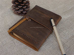 Handmade Smell Proof Heavy Duty Protection Office <b>Leather</b> <b>A5</b> <b>Notebook</b> <b>Cover</b> Case Journal Sleeve Refillable Organizer LNBC-0081 - Product Image 3