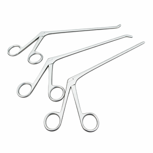 Juego de instrumentos para laminectomía y discectomía de columna vertebral y hipófisis, con fuente de alimentación manual, juego de 3 piezas de 3 mm x 10 mm, 8 pulgadas, mordedura recta ascendente/descendente - Product Image 1