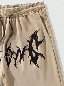 Pantalones Cortos Casuales para Hombre, con Logotipo Personalizado, Deportivos, de Fitness, 100% Algodón, Felpa Gruesa, Lisos, 450GSM - Product Image 4