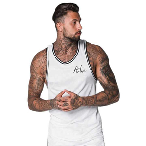 Popular Hot Selling Custom Casual Breathable Quick Dry Sleeveless Tank Top For Men Fitness Gym Wear Bodybuilding - Product Image 3