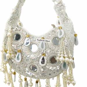 Bolso de noche hecho a mano con cuentas para mujer, bolso de fiesta de color personalizado, venta al por mayor con MOQ bajo - Product Image 2