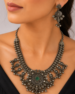 Conjunto nupcial de aleación chapada en rodio, diseño bohemio de moda, engaste de bisel con patrón floral, piedras de circonita, regalo de aniversario para mujer ARTS - Product Image 4