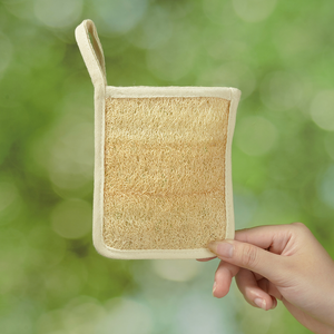 Tampon de nettoyage durable et compostable pour épurateur de cuisine en luffa naturel - Product Image 5