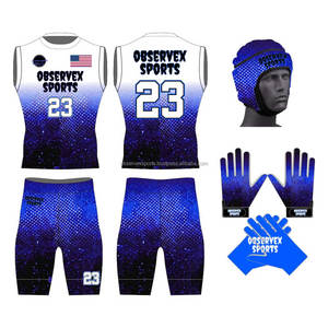 Uniforme de fútbol americano 7v7 de compresión, uniforme personalizado de fútbol americano 7v7, el mejor uniforme 7on7 - Product Image 4