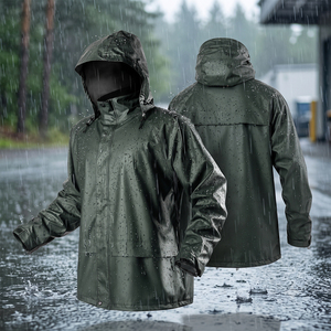 Wholesale Waterproof Windbreaker <b>Jacket</b> 100% Polyester Outdoor <b>Running</b> Zip Hooded <b>Jacket</b> <b>Men</b> Mountaineering <b>Jacket</b> - Product Image 4