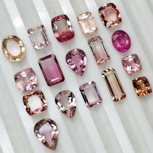 17 Pcs Lot Natural Tourmaline Loose Gemstone Faceted Cut High Quality Multi Tourmaline Stone for Jewelry Making Wholesale - Product Image 3