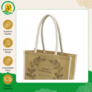 Bolsas de Compras de Yute Estampadas a la Moda, Hechas a Mano, de Primera Calidad, para Uso Diario, para Mujeres, para Compradores Serios - Product Image 4