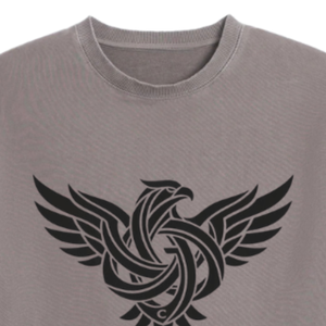 T-shirt décontracté pour homme en jersey 100% coton, couleur marron uni, col rond, style streetwear, coupe ample - Product Image 5