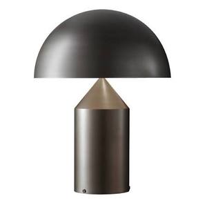 Lampe de table cylindrique en métal moderne, lumière décorative de chevet, style européen, décoration de chambre d'hôtel, fabrication artisanale KS International - Product Image 1