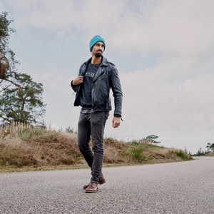 Gorro de Punto Personalizable 100% Algodón a Rayas para Hombre, Gorro de Invierno Cómodo con Estampado de Logotipo Elegante con Personaje de Dibujos Animados - Product Image 6