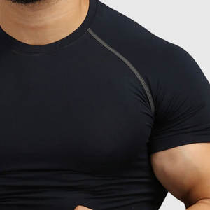 T-shirt de sport pour homme 210 g/m² – Vente chaude, prix usine, personnalisable, matière extensible, idéal pour la gym et la compression - Product Image 6