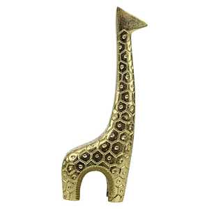 Jaffs Exports Aluminium 27cm H X 6cm W X 12cm L Giraffe Figurine Handmade Eco-Friendly Contemporary Animal Sculpture Tabletop - Product Image 5