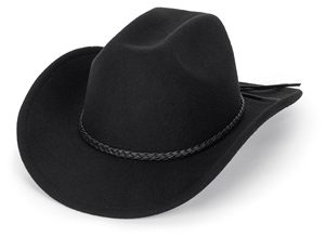 Sombrero Vaquero Occidental Vintage Unisex, Fedora Enrollable con Hebilla Decorativa, Fabricante OEM - Product Image 4