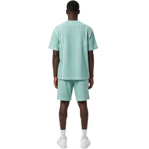 Men short set soft breathable fabric durable stitching comfortable daily wear Printed Polyester Nonwoven <b>Tracksuit</b> Activewear - Product Image 2