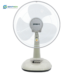 Senko Table Fan B1616 <b>Electric</b> <b>Desk</b> Fan 3 Blade Plastic Household Cooling Adjustable Speed Low Noise Energy Saving Oscillating - Product Image 4