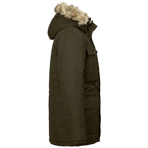 New Arrival Customizable Knitted Wax Cotton <b>Canvas</b> <b>Jackets</b> High Quality 100% Cotton Breathable Hooded Men's Winter Polyester - Product Image 3