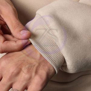 Sudadera con capucha de estilo universitario de gran tamaño para hombre con diseño de apliques elevados clásicos, ajuste relajado, aspecto universitario de Athleisure para Otoño e Invierno - Product Image 5