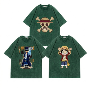 เสื้อยืดโอเวอร์ไซส์คุณภาพสูง ผ้าฝ้าย 100% สำหรับผู้ชาย พิมพ์ลายโลโก้ 3 มิติแบบนูน  งานพิมพ์ลายกราฟิกหนาแน่น  ผลิตตามแบบที่กำหนด - Product Image 5