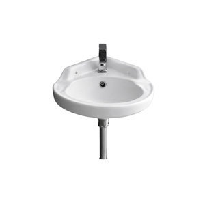 Grifo de Esquina BREVA, Forma Triangular, Monomando, Cromado, Certificado NSF, Capacidad de 12L, Desagüe Moderno para Fregadero de Piedra, 5 Años de Garantía - Product Image 1