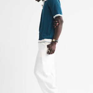 Summer <b>Men's</b> Solid Woven Shirt 2026 New Arrival 100% Cotton Front Logo Pocket Design Casual Breathable <b>Short</b> Sleeve 220g Fabric - Product Image 2