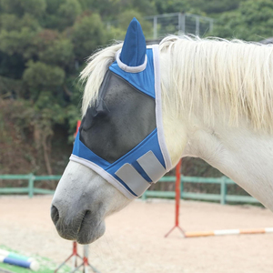Customization Pattern Horse Mesh Fly <b>Mask</b> Ear <b>Eye</b> Face Cover Comfortable High Quality Durable Resistant Wear for Face Protection - Product Image 4
