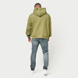 Sudaderas con capucha personalizadas al por mayor OEM para hombre, las mejores sudaderas con capucha de lana, básicas de invierno, de mezcla de algodón, informales, para hombre - Product Image 3
