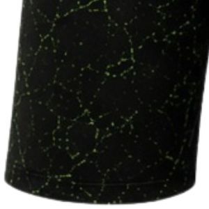 Black <b>Marble</b> Print Athletic Training Shorts with Elastic Waistband Breathable Lightweight Sports Gym Fitness Performance Wear - Product Image 3