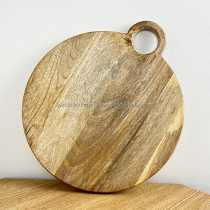 Tabla de cortar de madera cuadrada personalizable SAMI HANDICRAFTS para el hogar, restaurantes, hoteles, estilo natural surtido - Product Image 3