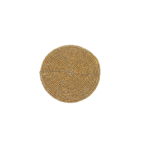 Round Red Fabric Table Mat Non-Slip Solid Design 450 Mm Diameter Eco-Friendly Drink <b>Coasters</b> for Home and Restaurant Decor Set - Product Image 3