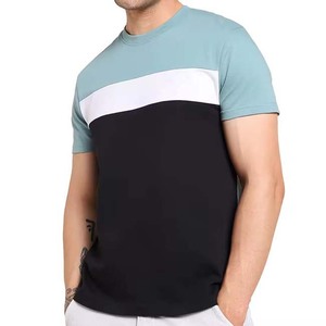 T-shirts formels pour hommes à séchage rapide en gros - 100 % coton anti-boulochage, col rond, manches courtes, coupe ample, broderie, faible MOQ, grandes tailles - Product Image 1