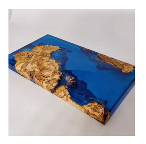 Planche à découper en résine époxy et bois de qualité supérieure pour couper les fruits, les légumes et la viande. Planche à découper de haute qualité pour ustensiles de cuisine. - Product Image 1