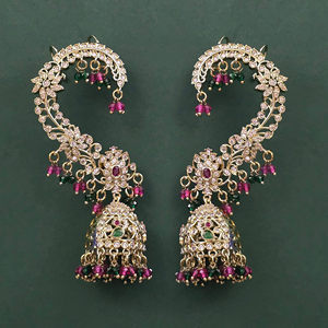 Pendientes de Diseño de Lujo de Alta Calidad con Baño de Mehndi 232197 - Product Image 3