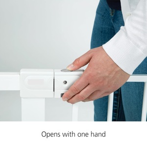 Valla de Seguridad Cardinal Gates Quiet Iron Square con Recubrimiento en Polvo, Moderna y Clásica, para Escaleras, Obras de Construcción, Parques y Protección de Mascotas - Product Image 4