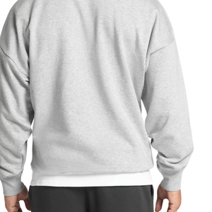 Sudadera Ligera Gris Claro para Hombre, Corte Ajustado, Cuello Redondo, Felpa Premium, Estilo Deportivo, Casual, para Uso Diario - Product Image 6