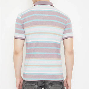 Summer 66% Cotton Embroidery OEM Service Custom High Quality Solid Knitted Quick Dry Front for Shirt Leisure Holiday Shirts - Product Image 2
