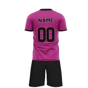 Ensemble d'uniformes de football personnalisés pour équipes, faible MOQ (1 ensemble), échantillon rapide en 7 jours, 160 g/m², séchage rapide, avec impression numérique OEM, kit de football - Product Image 2