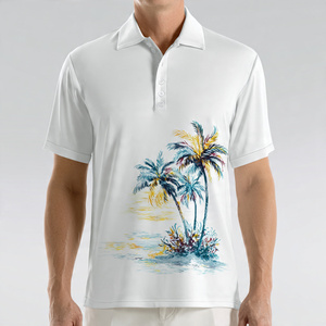 Polos de Sublimación de Alta Calidad para Hombre, Cuello Camisero, Polo de Golf Estampado, Polos de Manga Corta para Hombre, Verano - Product Image 2